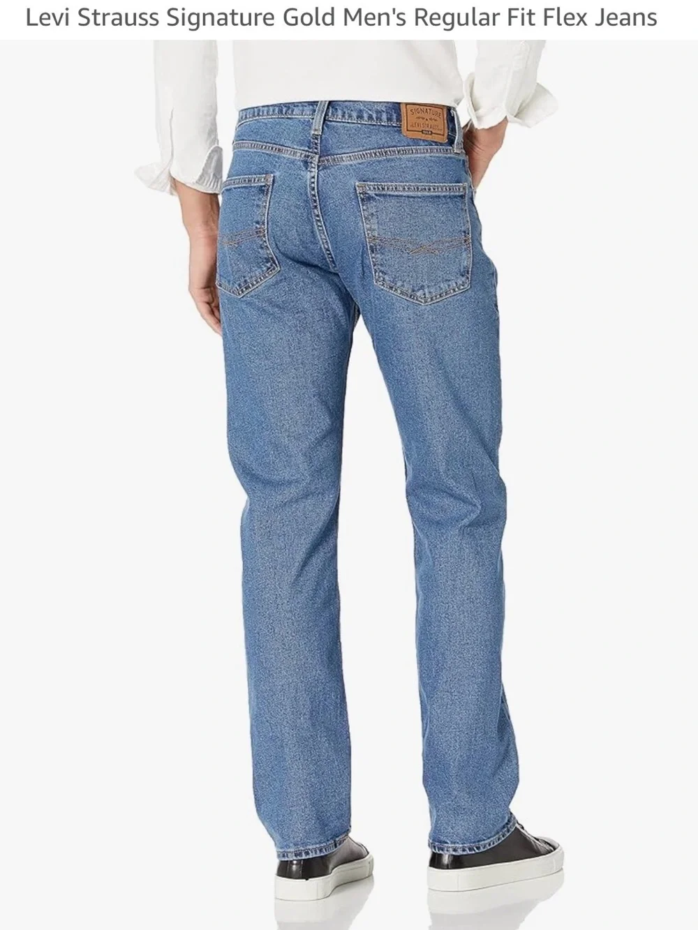 Signature by Levi Strauss Men's Light Blue Bootcut Jeans